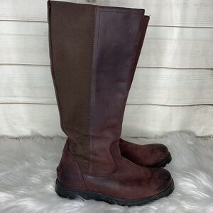 Sorel Ainsley Burgundy Knee-High Boots